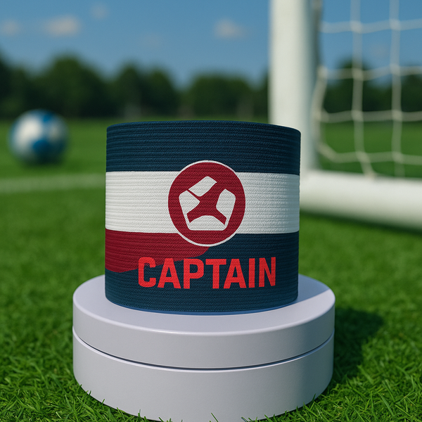 Custom Captain Armband – Personalised Football Armbands with Velcro | Add Logo, Team Name & Full Colour Print
