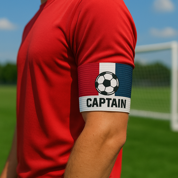 Custom Captain Armband – Personalised Football Armbands with Velcro | Add Logo, Team Name & Full Colour Print