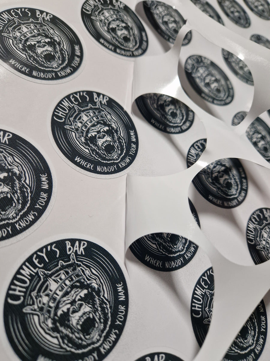 Bulk Sticker Custom Print Vinyl Your Design Decals Labels Logo Sticker – Rosemart signs Limited