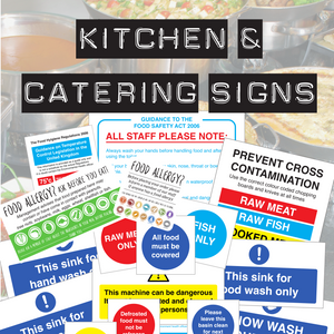 Kitchen and Catering Signs