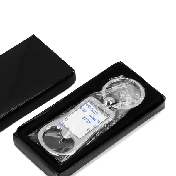 Personalised Photo Bottle Opener Keyring with Gift Box
