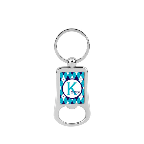 Personalised Photo Bottle Opener Keyring with Gift Box