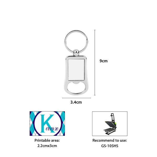 Personalised Photo Bottle Opener Keyring with Gift Box
