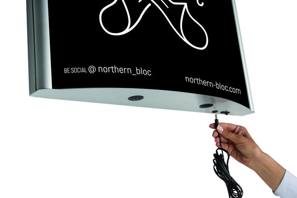 A2 LED Illuminated Poster Lightbox – Wall Mounted Advertising Display