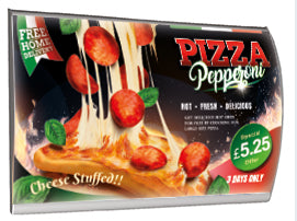 A2 LED Illuminated Poster Lightbox – Wall Mounted Advertising Display