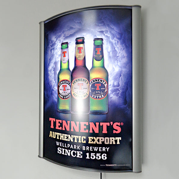 A2 LED Illuminated Poster Lightbox – Wall Mounted Advertising Display