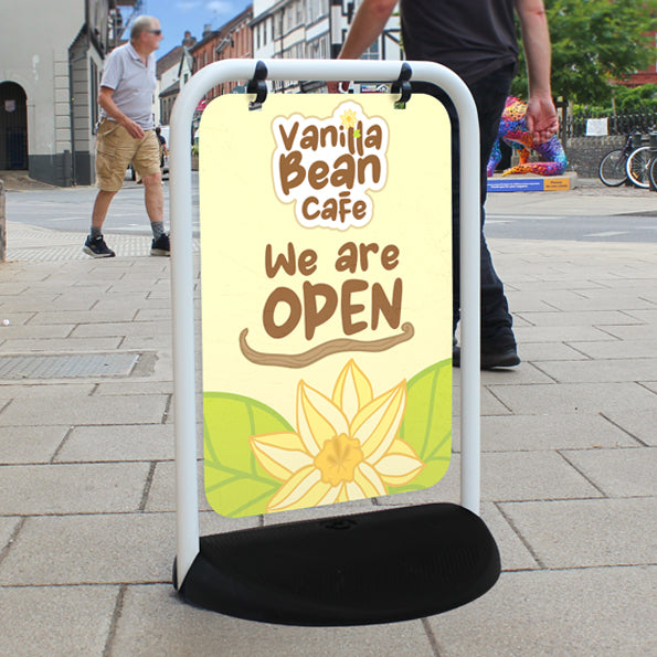 Eco Swinger Pavement Sign – Full Colour Personalised Printed Sign