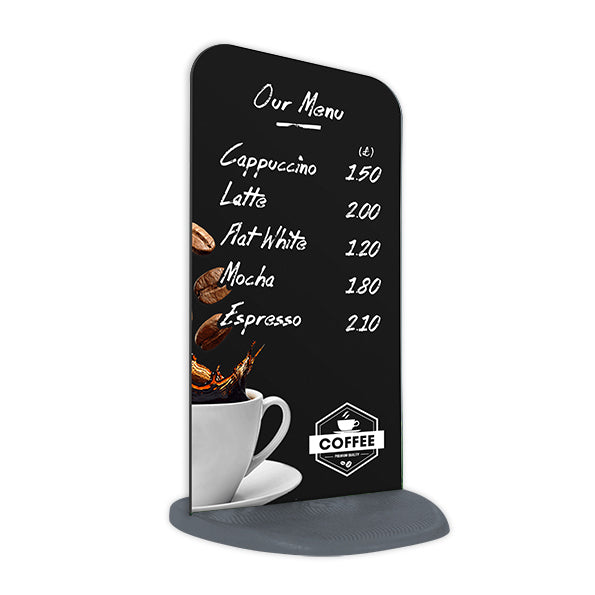 Ecoflex 2 Chalkboard Pavement Sign – Reusable Outdoor Advertising Board