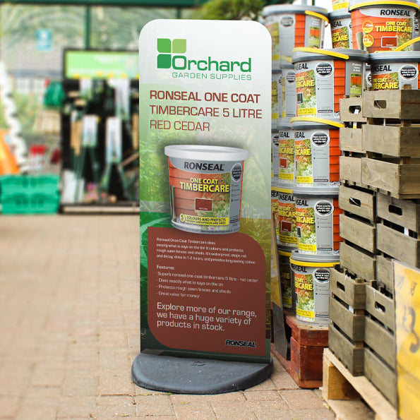Ecoflex Totem Pavement Sign – Personalised Tall Advertising Sign