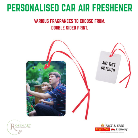 Personalised Rectangular Car Air Freshener