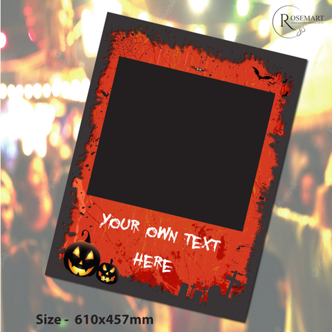 Personalised Halloween themed selfie frame