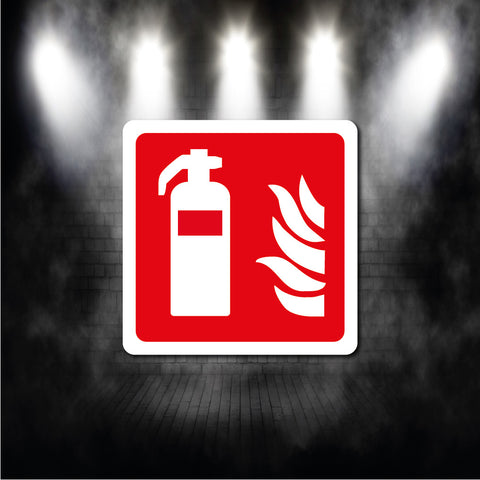 Fire extinguisher symbol Metal Sign plaque